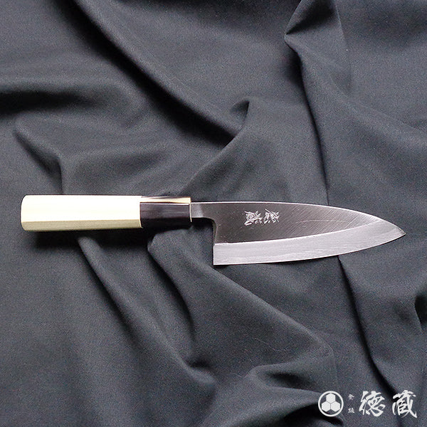 青二 出刃包丁 朴八角柄