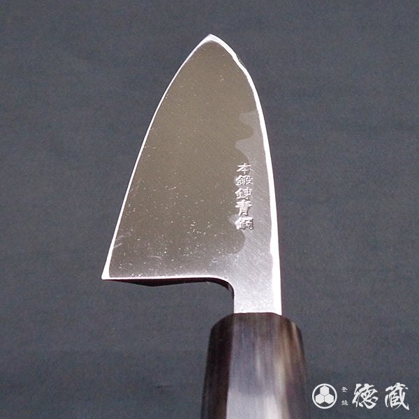 青二 出刃包丁 朴八角柄