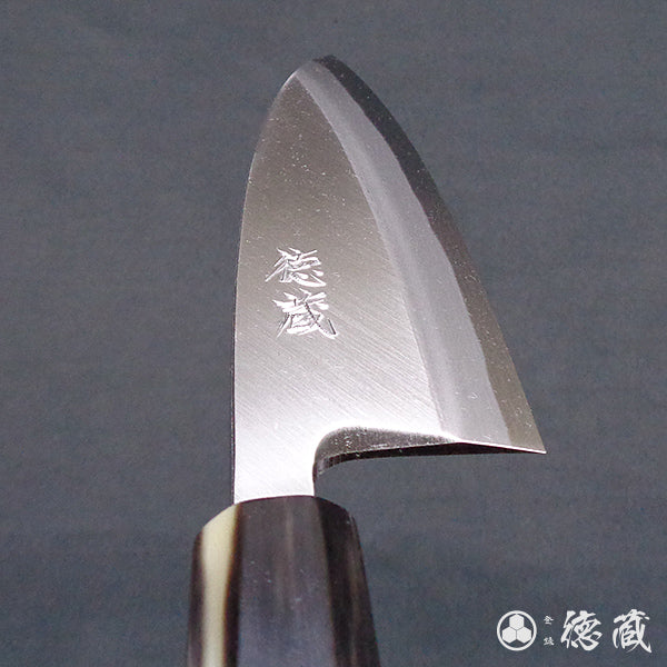 青二 出刃包丁 朴八角柄