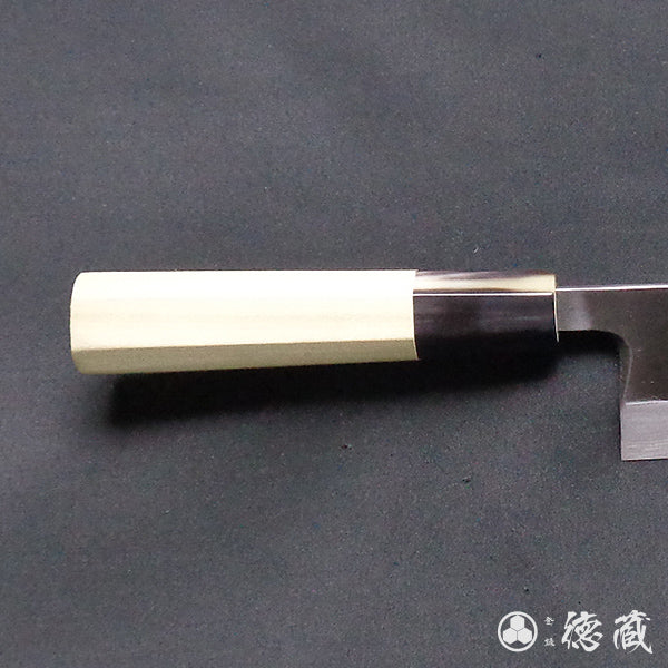 青二 出刃包丁 朴八角柄