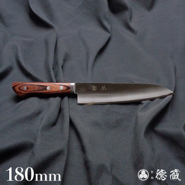 VG1 剣型三徳包丁 マホガニーハンドル