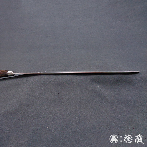 青S 槌目仕上 筋引包丁 焦茶ハンドル
