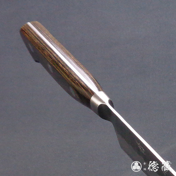 青S 槌目仕上 筋引包丁 焦茶ハンドル