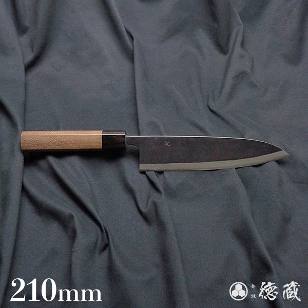 青二 黒肌仕上 伊予型舟行包丁 胡桃柄