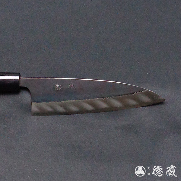 青二 黒打仕上 伊予型舟行包丁 胡桃柄