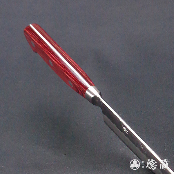 青S 槌目仕上 筋引包丁 赤ハンドル