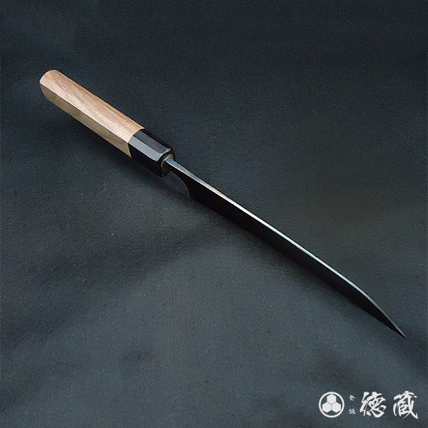 白一 三徳包丁 胡桃八角柄