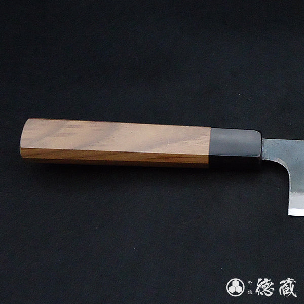 白一 三徳包丁 胡桃八角柄