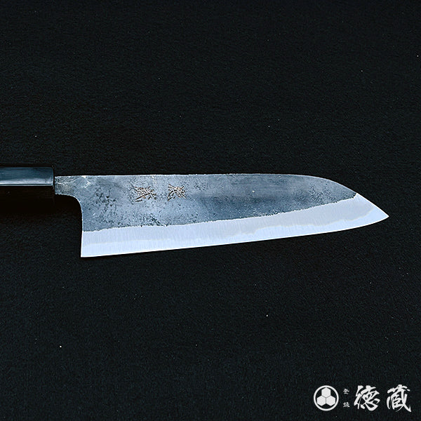 青二 三徳包丁 朴八角柄