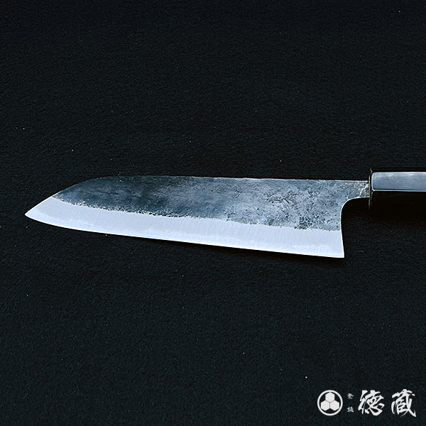青二 三徳包丁 朴八角柄
