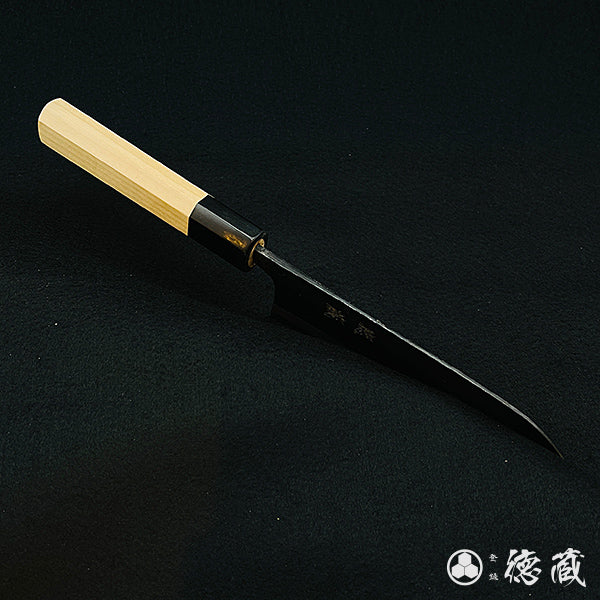 青二 三徳包丁 朴八角柄