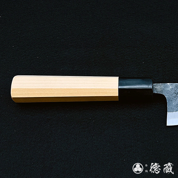 青二 三徳包丁 朴八角柄