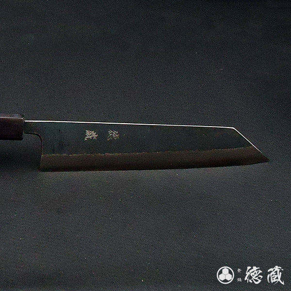 青二 ダマスカス 切付包丁 紫檀八角柄