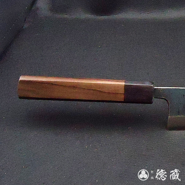 青二 ダマスカス 切付包丁 紫檀八角柄