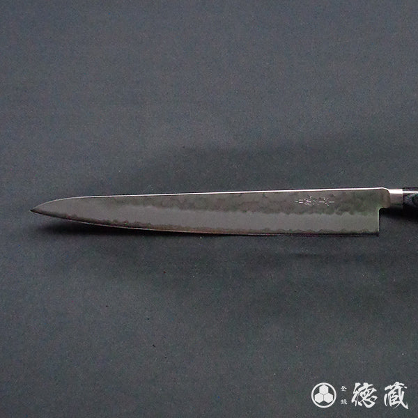青S 槌目仕上 筋引包丁 黒ハンドル