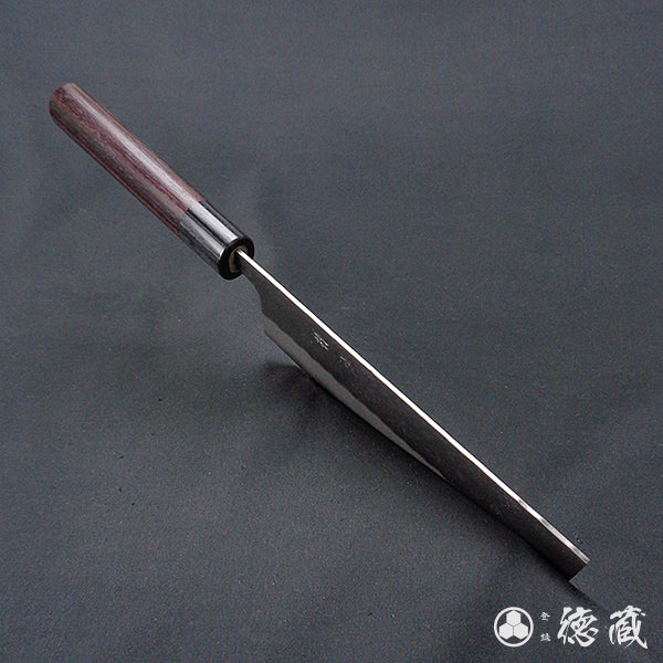 銀三 梨地仕上 菜切包丁 紫檀