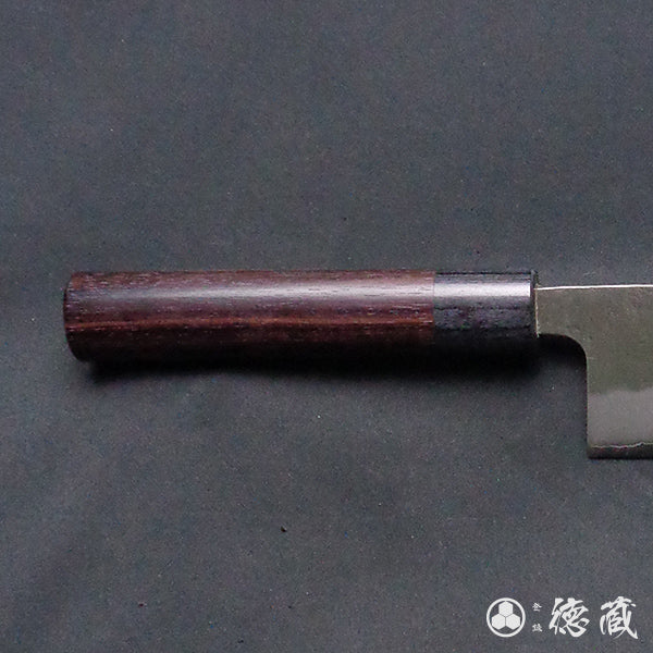 銀三 梨地仕上 菜切包丁 紫檀