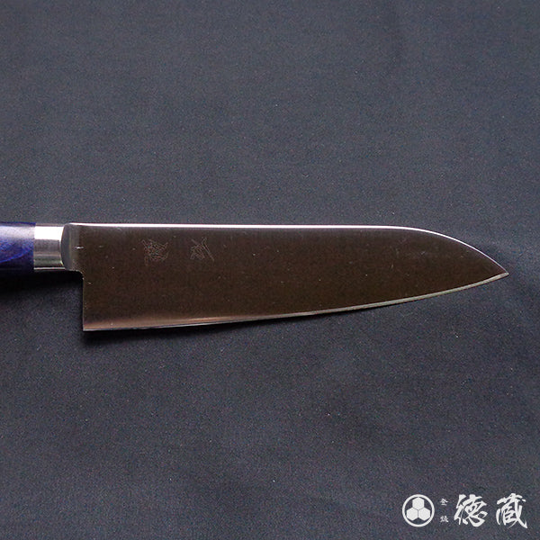 AUS8 三徳包丁 青ハンドル