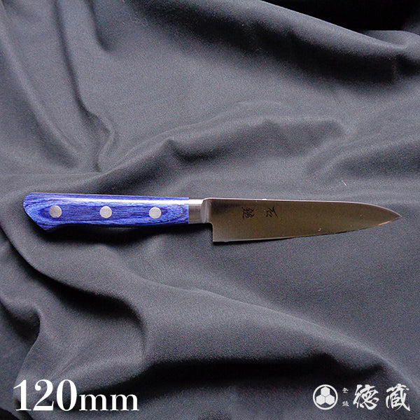 AUS8 ペティナイフ 青ハンドル