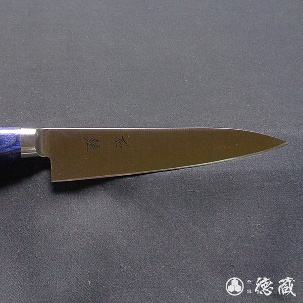 AUS8 ペティナイフ 青ハンドル