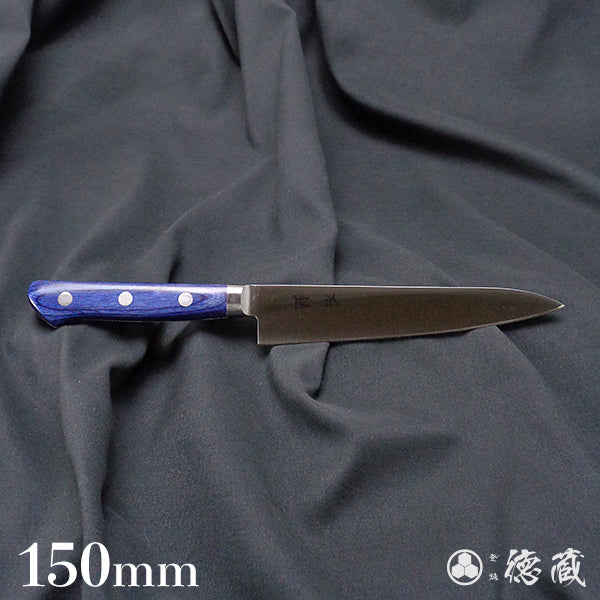 AUS8 ペティナイフ 青ハンドル