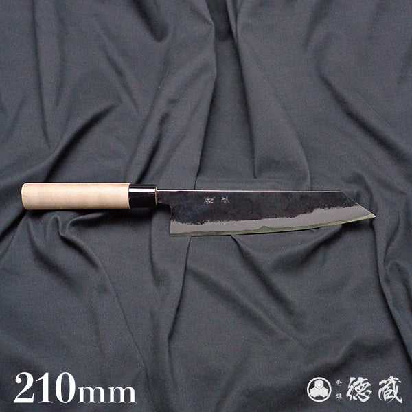 青二 黒打仕上 切付包丁 胡桃柄
