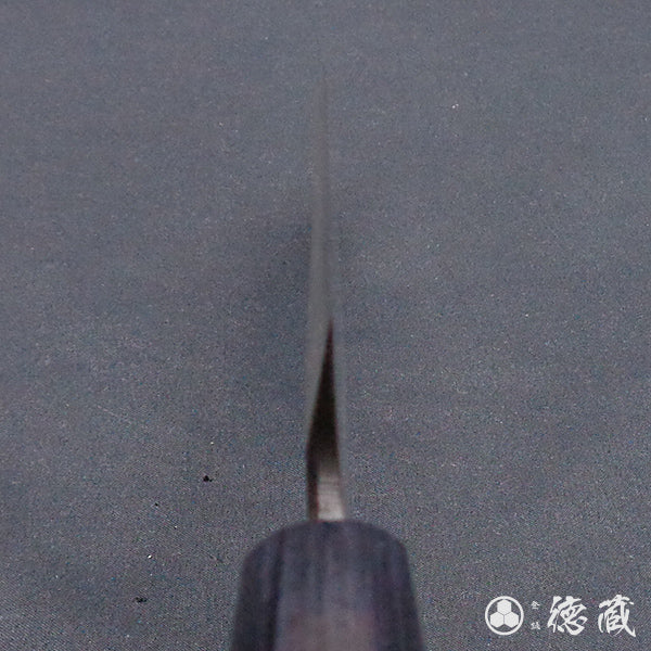 青二 黒打仕上 切付柳刃包丁 胡桃柄