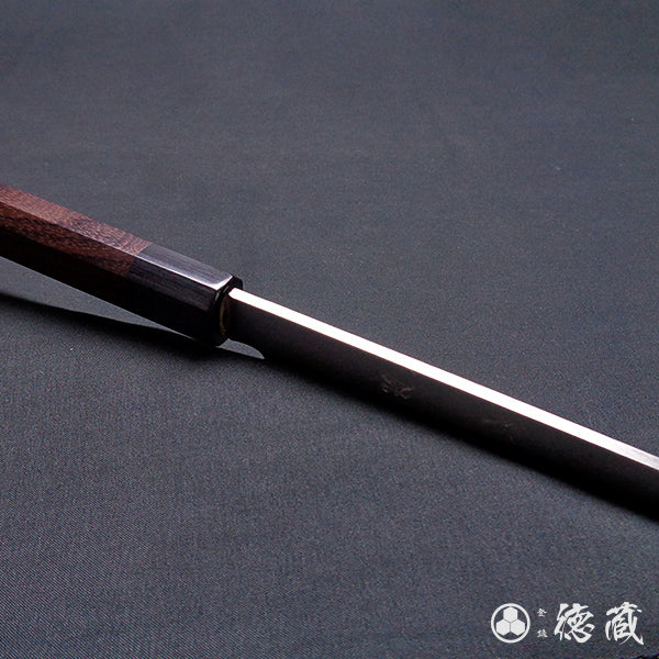 銀三 柳刃包丁 紫檀柄
