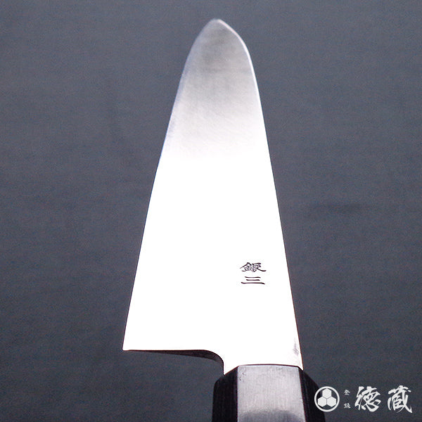銀三 柳刃包丁 紫檀柄