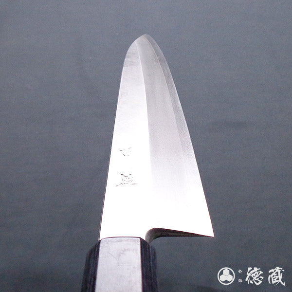 銀三 柳刃包丁 紫檀柄