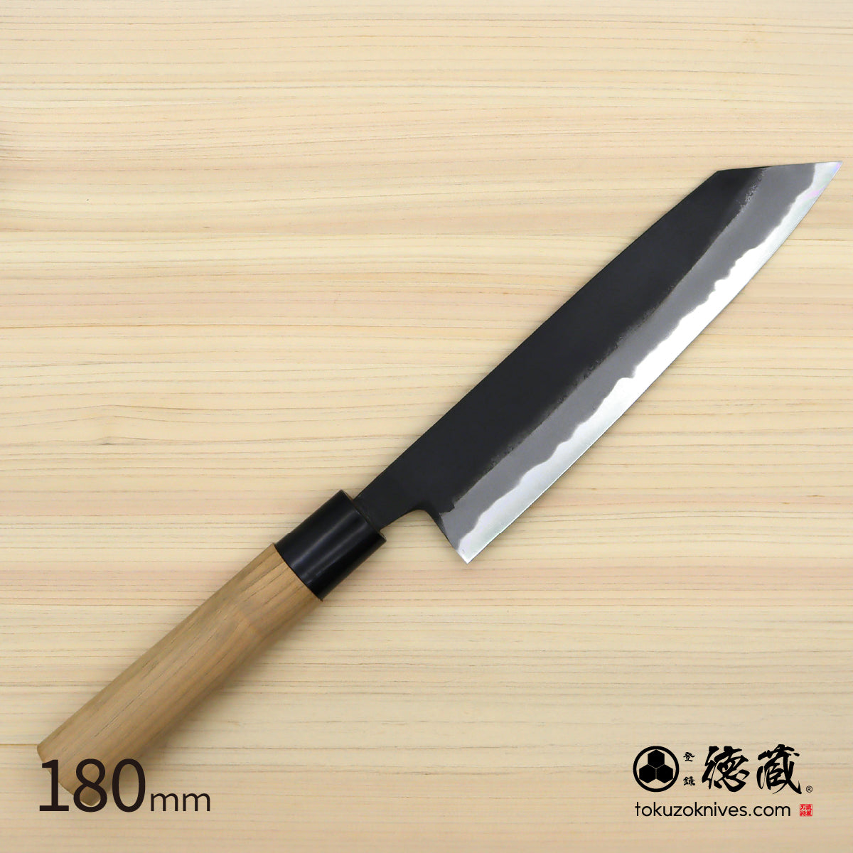 德藏 黑打 切付 白二 樱花柄