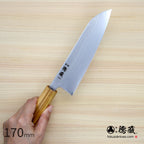 VG10 三徳包丁 ダマスカス オリーブ柄