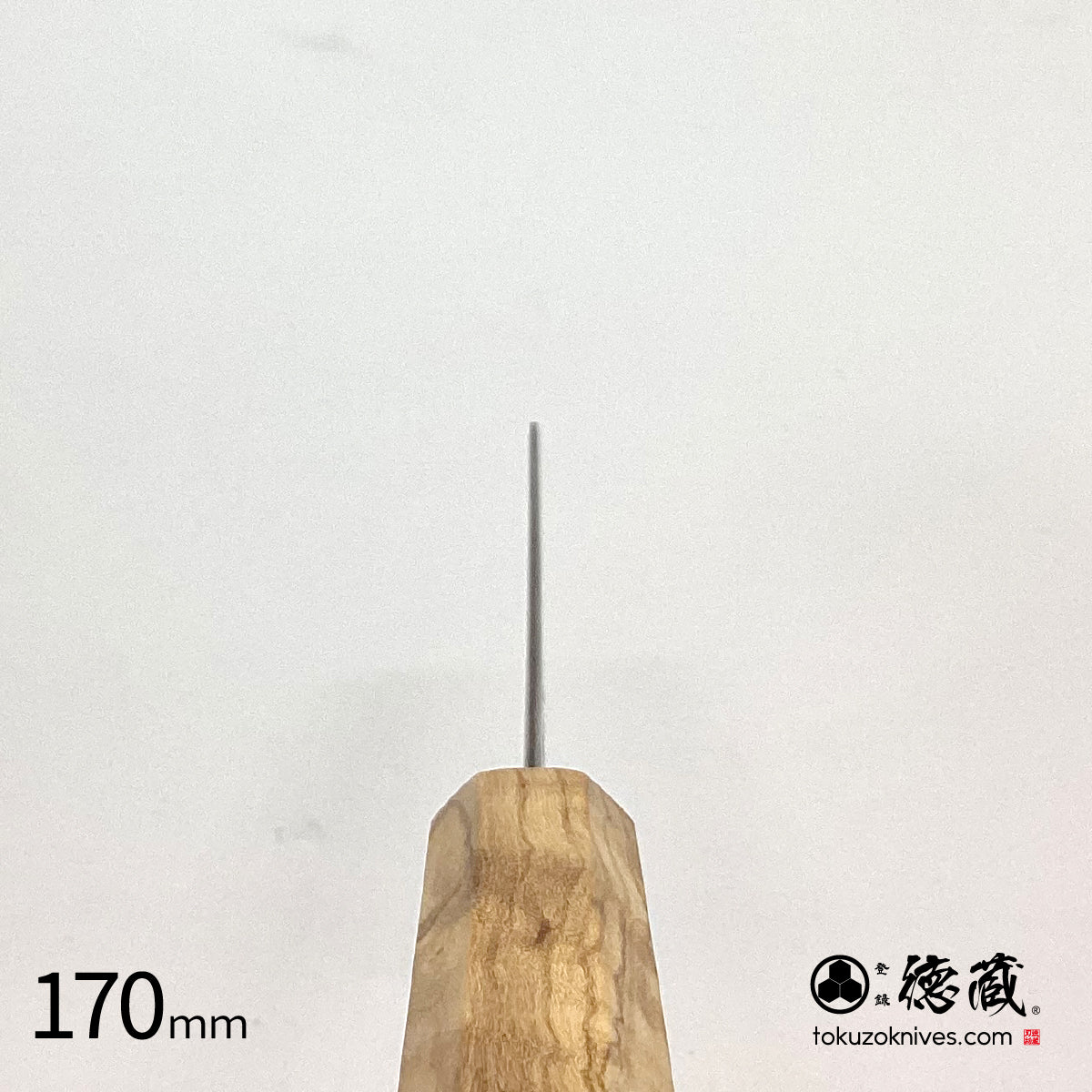 SLD 黑染面切付三德刀 大马士革橄榄木柄