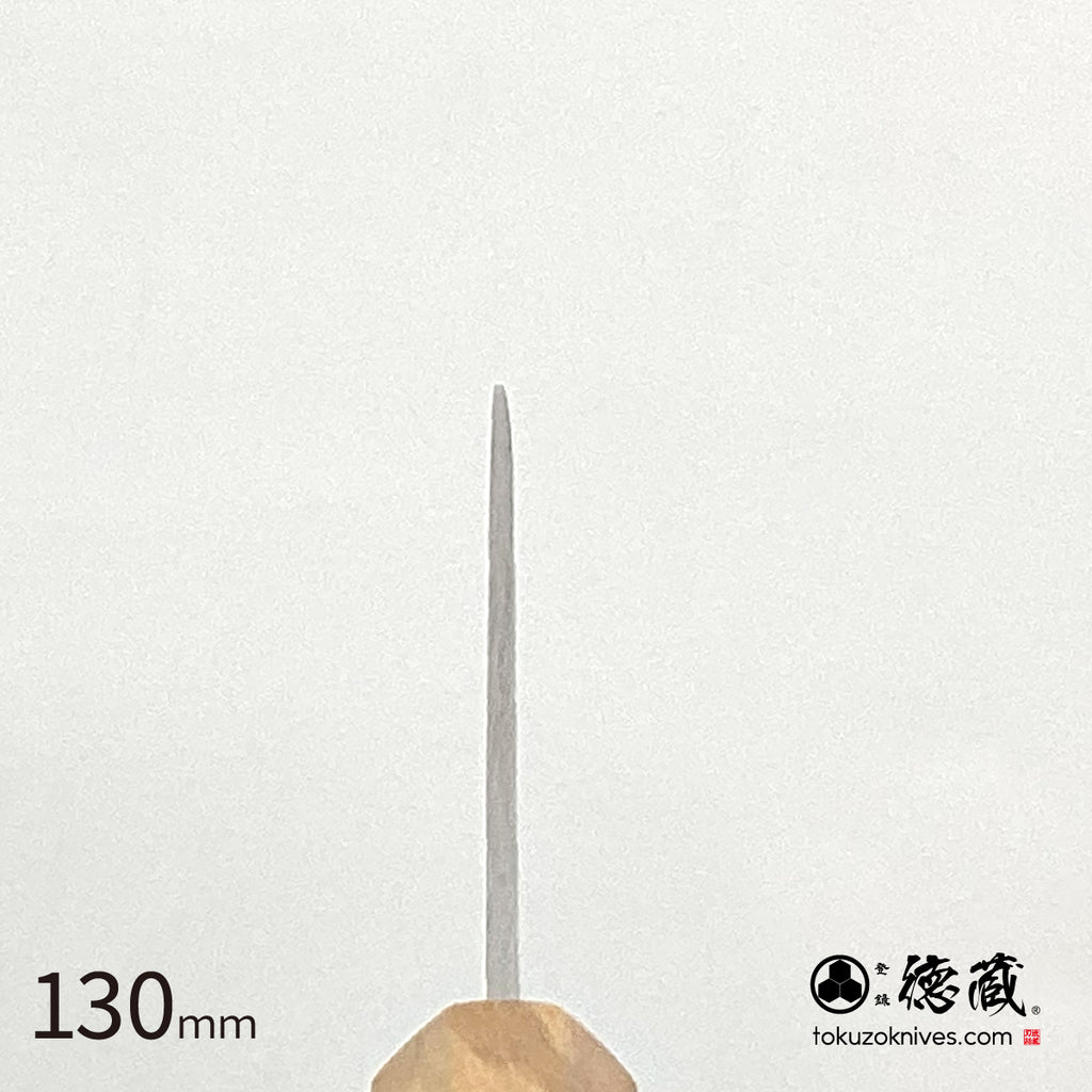 Gin San Petty / Paring Knife   Pearskin Finish Olive Wood Handle