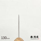 Gin San Petty / Paring Knife   Pearskin Finish Olive Wood Handle