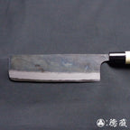 白一 黑面锻造加工 菜刀 朴木手柄