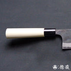 白一 黑面锻造加工 菜刀 朴木手柄
