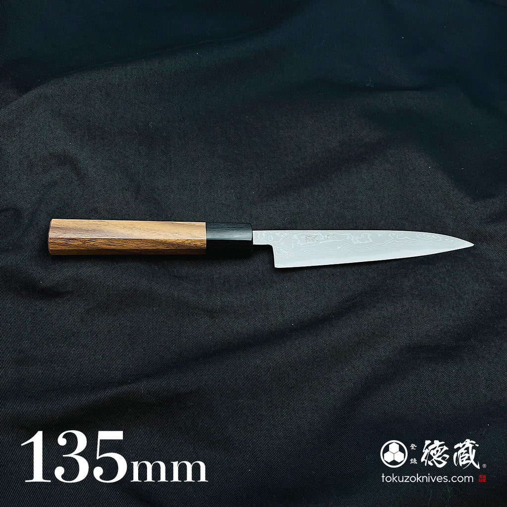 青二小柳刀胡桃木八角柄