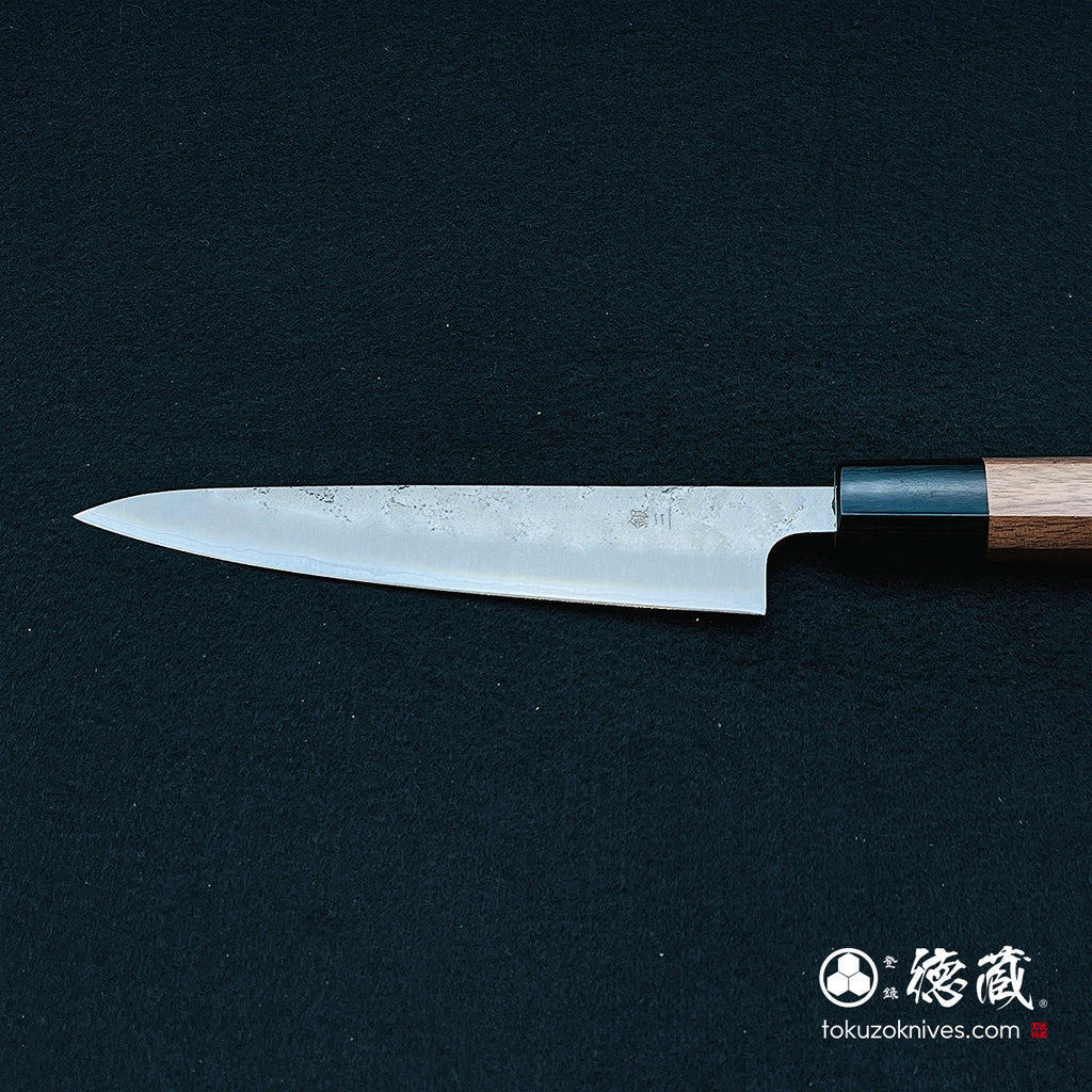 Ginzo 梨饰小刀胡桃木八角形手柄