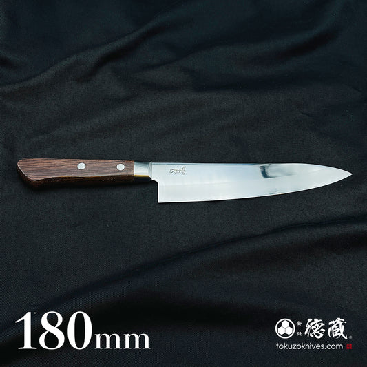 AUS8 牛刀包丁 ローズ柄