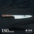 AUS8 Gyuto刀玫瑰图案