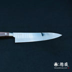 AUS8 Gyuto刀玫瑰图案