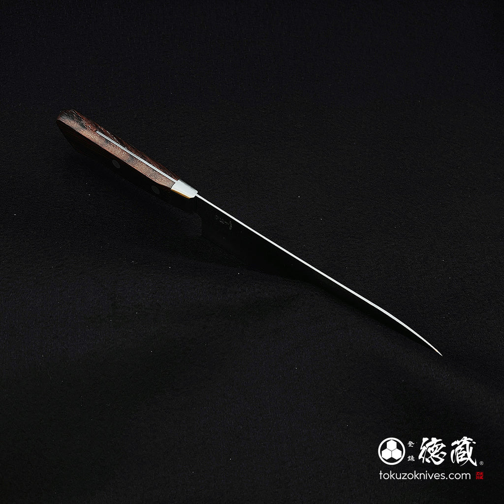 AUS8 Gyuto刀玫瑰图案