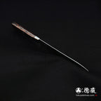 AUS8 Gyuto刀玫瑰图案