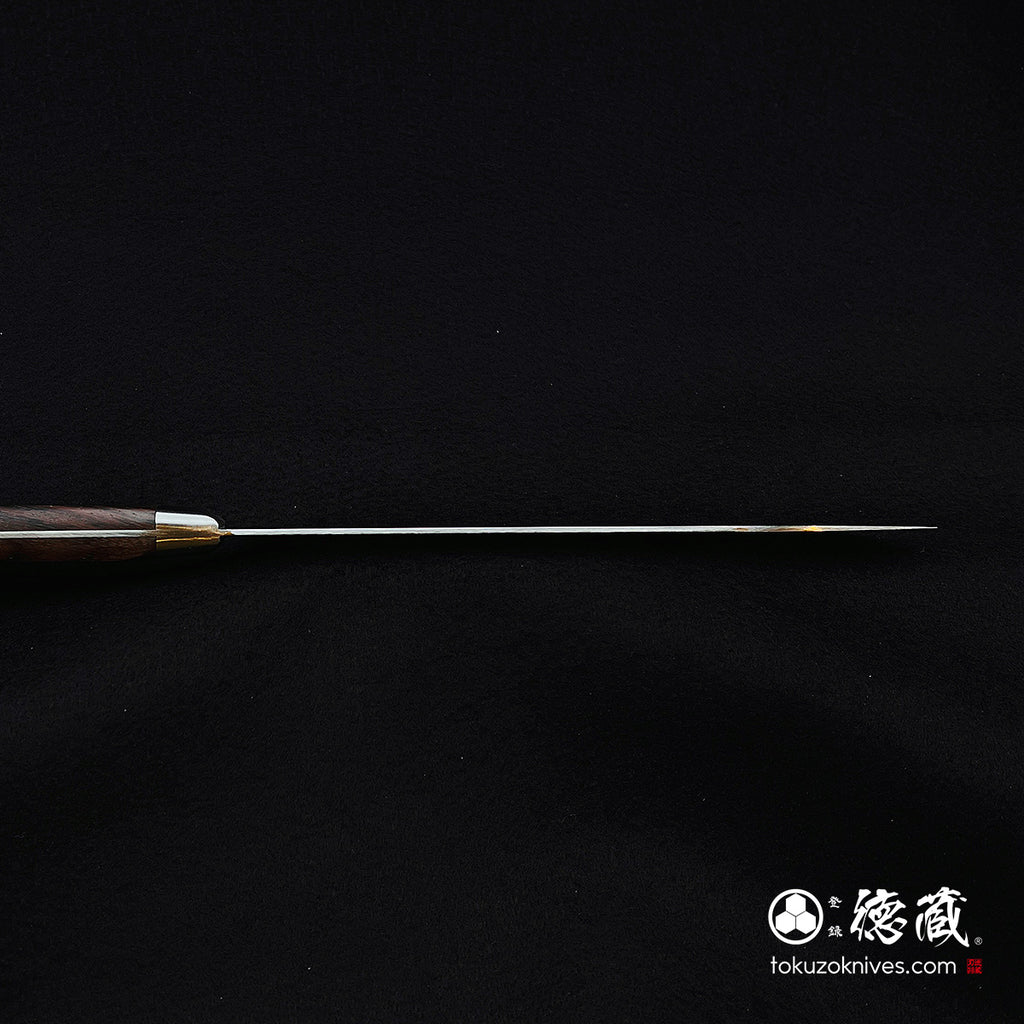 AUS8 Gyuto刀玫瑰图案