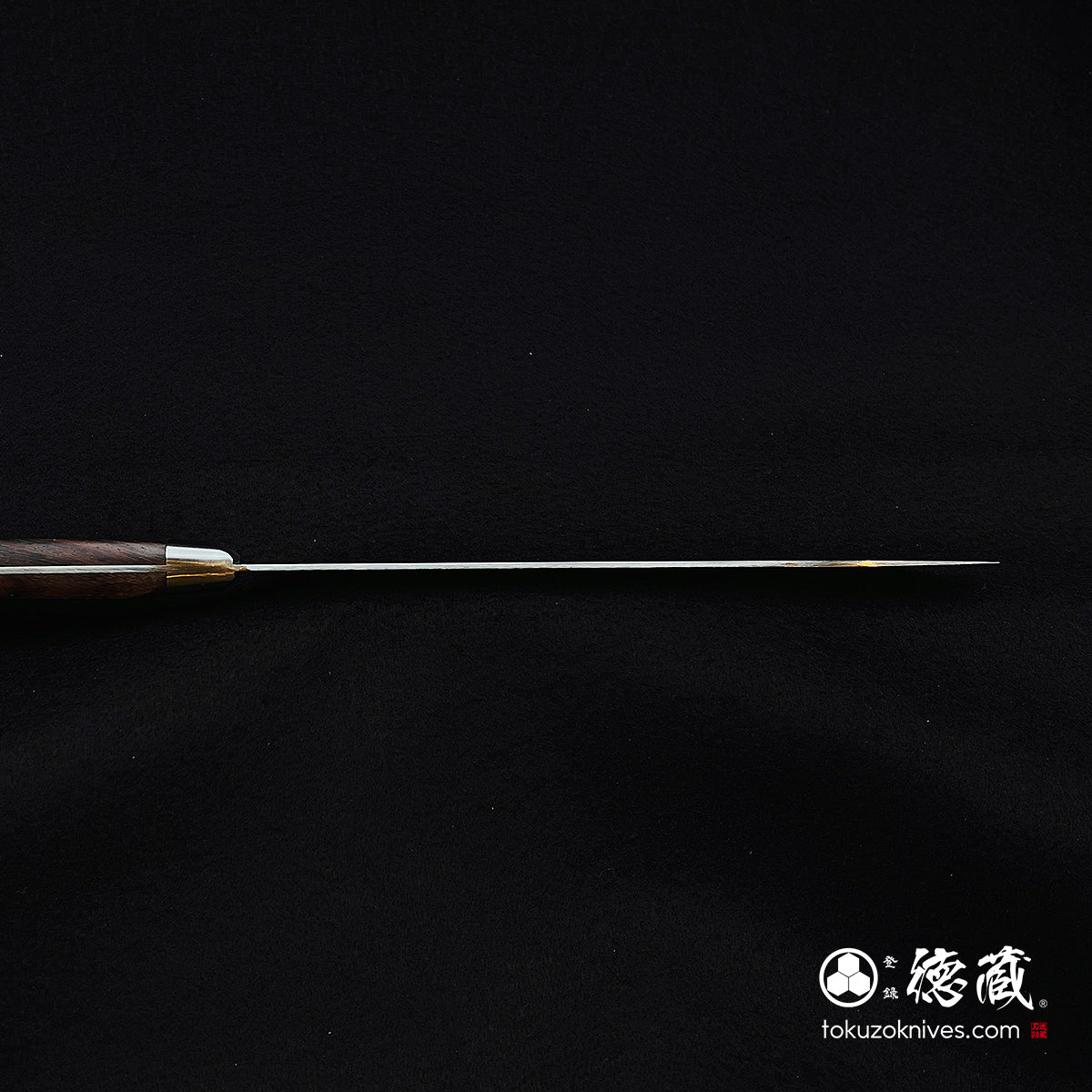 AUS8 Gyuto刀玫瑰图案