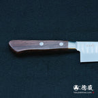 AUS8 Gyuto刀玫瑰图案