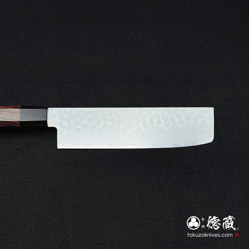 AUS10 Nakiri 刀 Damarose 八角形图案