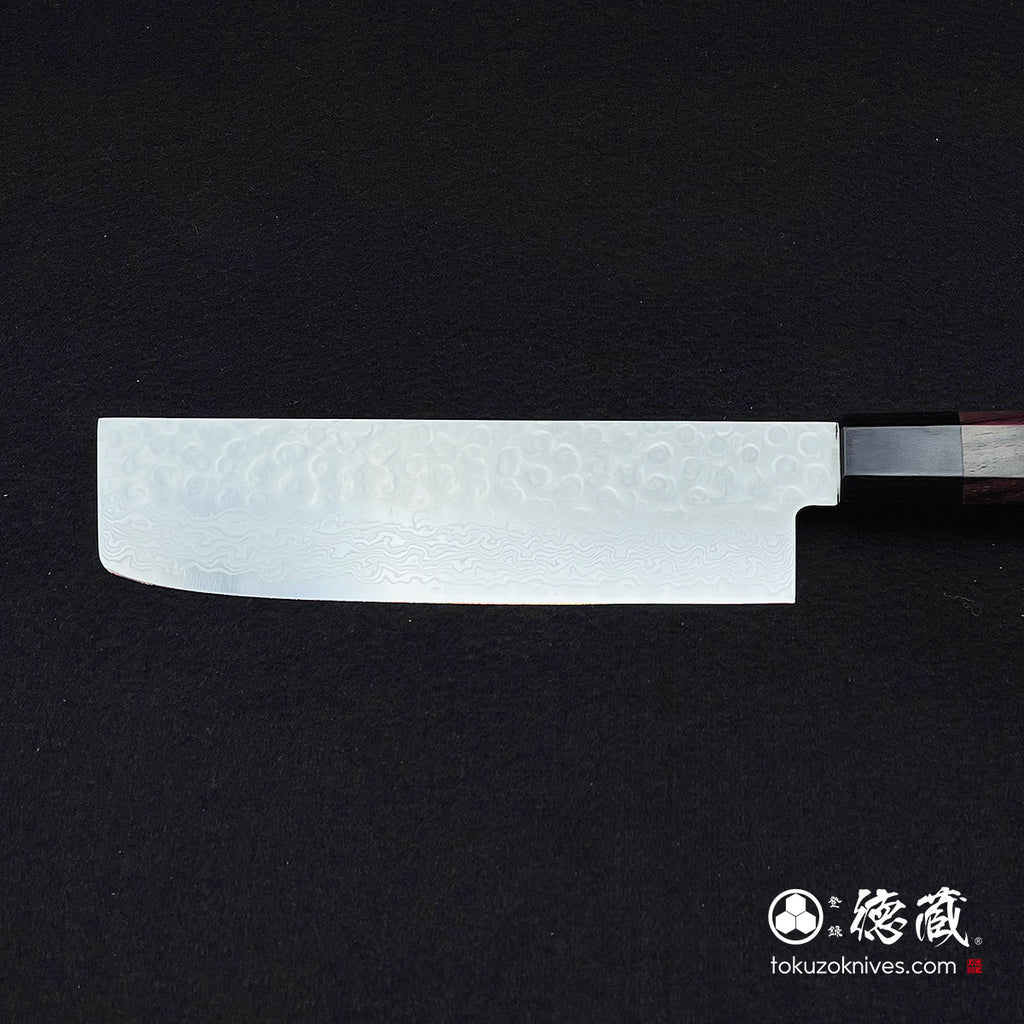AUS10 Nakiri 刀 Damarose 八角形图案