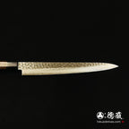 AUS10 Sujihiki 刀 Damarose 八角形手柄